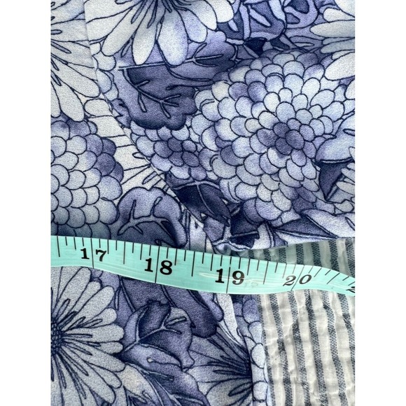 Roi Du Lac Floral Print Short Sleeve Button Up Shirt, Stylish - Picture 6 of 6